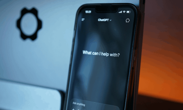 Smartphone displaying the ChatGPT interface. This interface will soon change as OpenAI plans to introduce ads into ChatGPT.