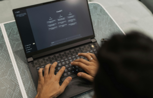 How ChatGPT Ads Could Change Digital Advertising A marketer on a laptop uses ChatGPT. Soon, ChatGPT could be integrated into the marketing stack as the company has introduced ads into the mix,